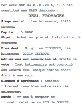 deal fromages